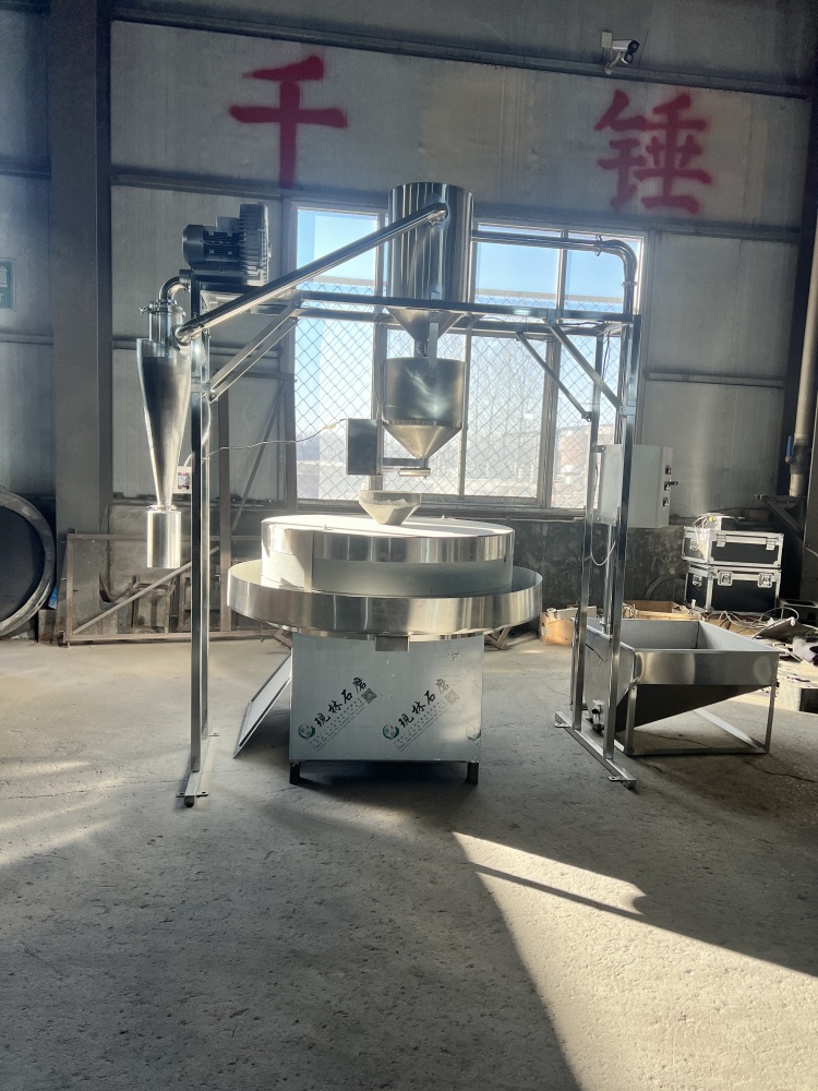 Barley stone grinding machine