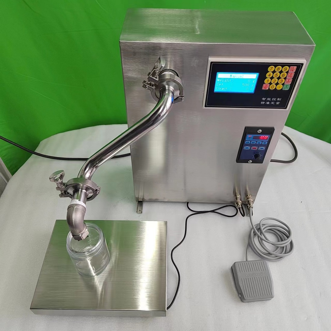 Semi Auto Bottle Filling Machine